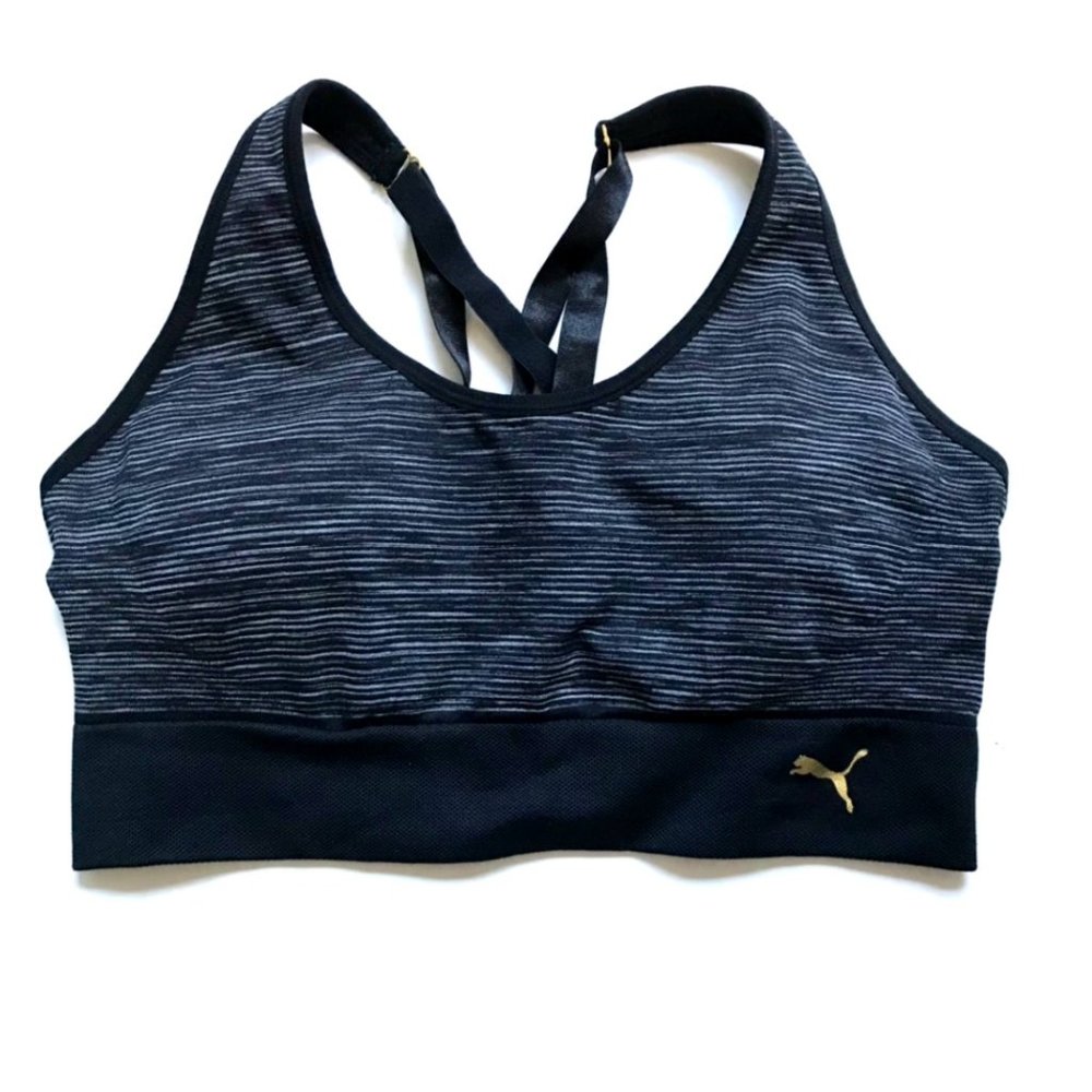 Puma Sports Bra ActiveSupport Performance Seamless "Size Large"